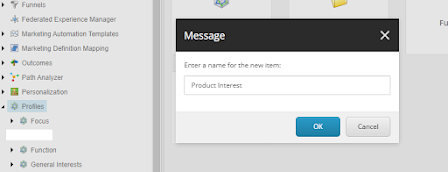 Creating Product Interest item