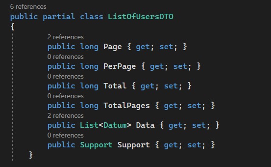 Code snippet for verifying a list of users