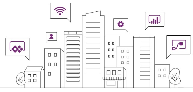Smart city icons