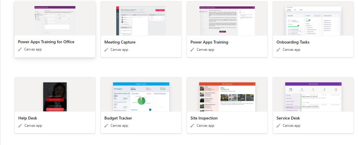 Power Apps canvas app screens