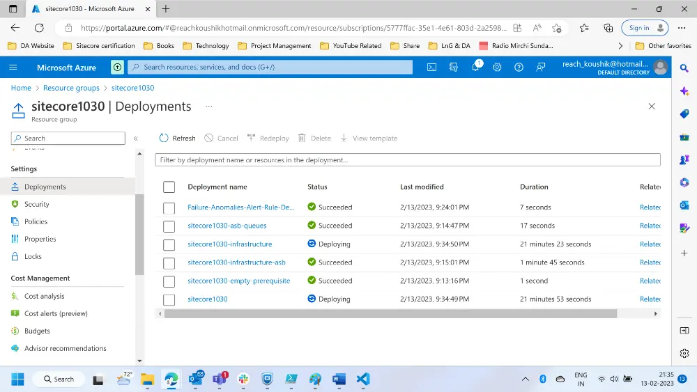 Azure-Deployment-Status